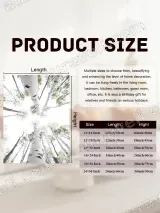 Birch Trees Upward View Canvas Wall Art for Home Decor – view 7