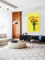 Sunflower Bouquet Canvas Wall Art for Bedroom & Living Room Home Decor – вид 5