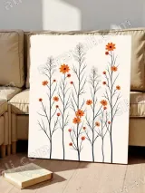 Minimalist Floral Canvas Wall Art for Living Room Bedroom Home Decor – view 4