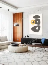 Abstract Geometric Shapes Canvas Wall Art for Living Room Bedroom Home Decor – view 5
