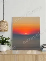 Serene Ocean Sunset Canvas Wall Art for Living Room Bedroom Home Decor – view 3