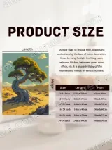 Fantasy Twisted Desert Tree Canvas Wall Art for Living Room Home Decor – вид 7