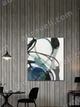 Abstract Colorful Canvas Wall Art for Living Room Home Decor – view 2