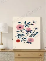 Floral Botanical Canvas Wall Art for Bedroom & Living Room Home Decor – view 4