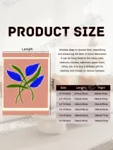 Botanical Blue Leaf Canvas Wall Art for Living Room Bedroom Home Decor – view 7