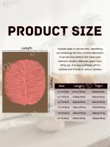 Pink Feather Canvas Wall Art for Living Room & Bedroom Home Decor – view 7