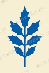 Blue Botanical Leaf Canvas Wall Art for Living Room Bedroom Home Decor wall art print