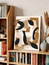 Abstract Geometric Canvas Wall Art for Living Room Decor – view 4