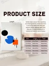 Abstract Geometric Shapes Canvas Wall Art for Living Room Bedroom Home Decor – view 7