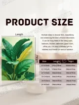 Tropical Green & Yellow Leaves Canvas Wall Art for Living Room Bedroom Home Decor – вид 6