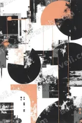 Abstract Geometric Canvas Wall Art for Living Room Home framed modern decor