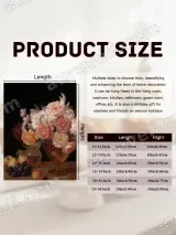 Vintage Floral & Fruit Still Life Canvas Wall Art for Home Decor – view 7