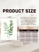 Botanical Green Leaves Canvas Wall Art for Living Room Home Decor – view 6