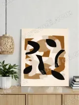 Abstract Geometric Canvas Wall Art for Living Room Bedroom Home Decor – вид 2