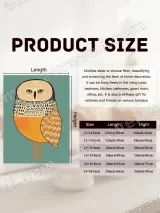 Owl Illustrated Wall Art for Living Room & Bedroom Home Decor – view 7