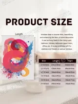 Abstract Colorful Swirl Brushstroke Canvas Wall Art for Living & Bedroom Home Decor – view 7