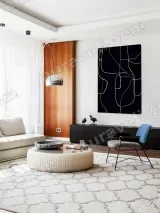 Abstract Line Art Canvas Wall Art for Living Room & Bedroom Home Decor – view 4