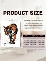Tiger Ink Splatter Canvas Wall Art for Living Room Home Decor – вид 7