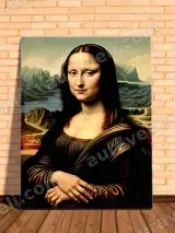 Mona Lisa Artistic Canvas Wall Art for Living Room Home Decor – view 2