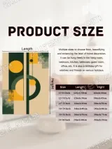 Abstract Geometric Canvas Wall Art for Living Room Bedroom Home Decor – view 7