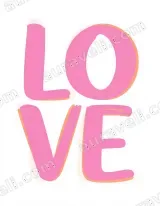 LOVE Typography Canvas Wall Art for Living Room Bedroom Home Decor wall art print
