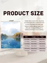Serene Lake Forest Landscape Canvas Wall Art for Living Room Home Decor – view 6