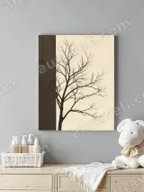 Minimalist Bare Tree Canvas Wall Art for Living Room Home Decor – view 4