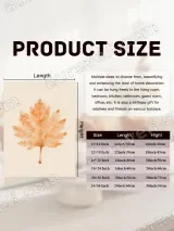 Maple Leaf Watercolor Canvas Print for Living Room Home Decor – вид 7