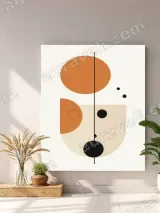 Abstract Geometric Shapes Canvas Wall Art for Living Room Bedroom Home Decor – view 4