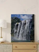 Waterfall Rainbow Nature Canvas Wall Art for Home & Living Room Decor – вид 4