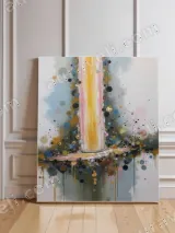 Abstract Colorful Splatter Canvas Wall Art for Living Room Home Decor