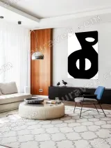 Abstract Black Minimalist Canvas Wall Art for Living Room Home Decor – view 5