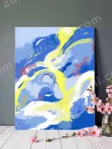 Abstract Fluid Canvas Wall Art for Living Room Home Decor – view 3