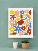 Colorful Floral Canvas Wall Art for Living & Bedroom Home Decor – view 4