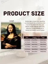Mona Lisa Artistic Canvas Wall Art for Living Room Home Decor – view 7