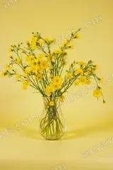 Yellow Daisy Bouquet Canvas Wall Art for Living Room framed modern home decor
