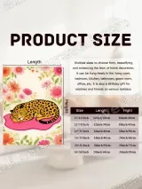 Sleeping Leopard Floral Canvas Wall Art for Bedroom Home Decor – view 7