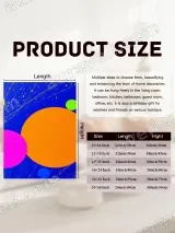 Abstract Colorful Circles Canvas Wall Art for Home Decor – view 7