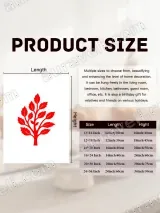 Red Leafy Tree Canvas Wall Art for Living Room Bedroom Home Decor – view 6