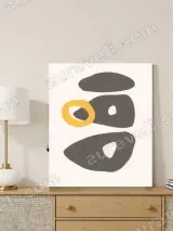 Abstract Geometric Shapes Canvas Wall Art for Living Room Bedroom Home Decor – view 4