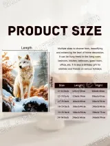 White Wolf Winter Autumn Landscape Canvas Wall Art for Home Decor – view 7