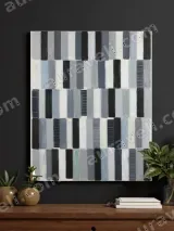 Abstract Color Block Canvas Wall Art for Living Room & Bedroom Home Decor