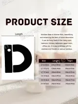 Letter D Minimalist Canvas Wall Art for Living Room Home Decor – вид 7