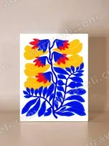 Bold Colorful Floral Canvas Wall Art for Bedroom & Living Room Home Decor – view 4