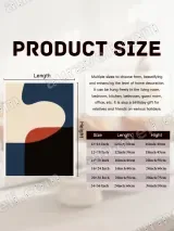 Abstract Geometric Canvas Wall Art for Living Room Home Decor – view 7