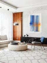 Abstract Colorful Lines Canvas Wall Art for Living Room Home Decor – view 5