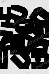 Abstract Black Graphic Canvas Wall Art for Living Room framed modern home decor