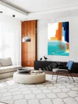 Abstract Colorful Canvas Wall Art for Living Room Home Decor – view 5