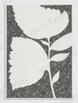Botanical Leaf Silhouette Canvas Wall Art for Living Room Home Decor – view 3