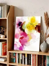 Abstract Floral Canvas Wall Art for Living Room Bedroom Home Decor – view 4